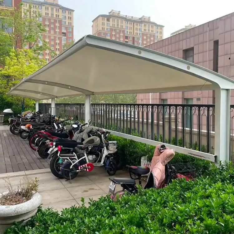 南开区膜结构电动车棚